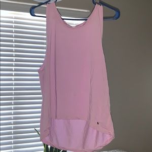 Light purple fabletics workout tank